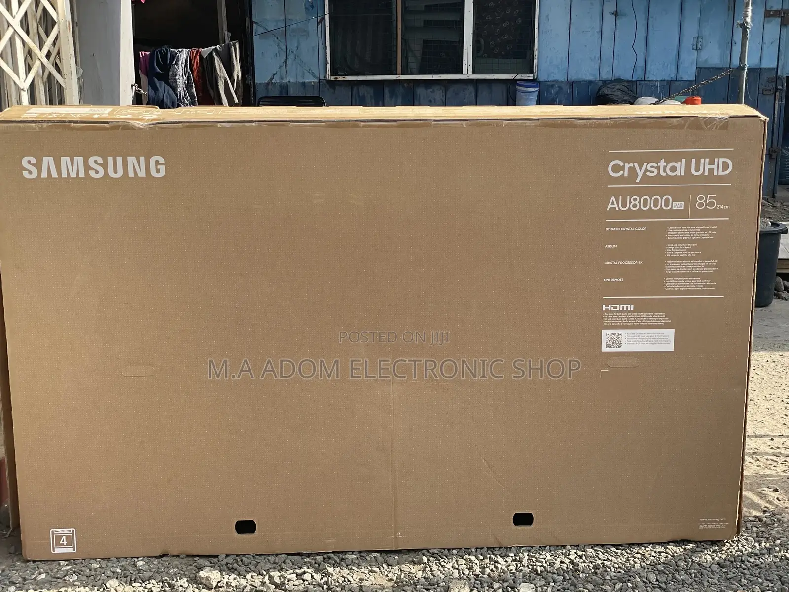 New 2021 Model Samsung 85” Series 8 Crystal UHD 4K Slim Tv
