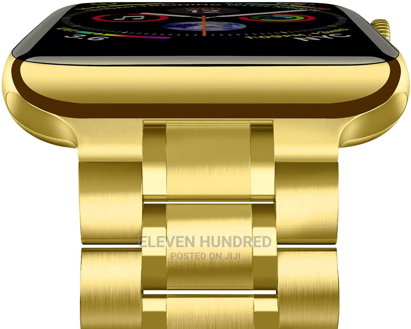 Watch Strap for Iwatch 42mm 44mm Stainless Steel Gold