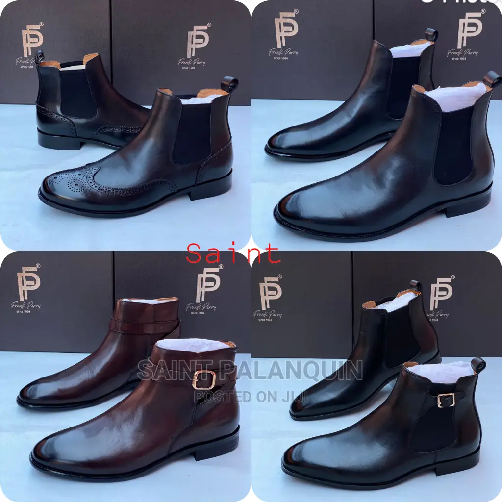 Men Ankle Leather Boot
