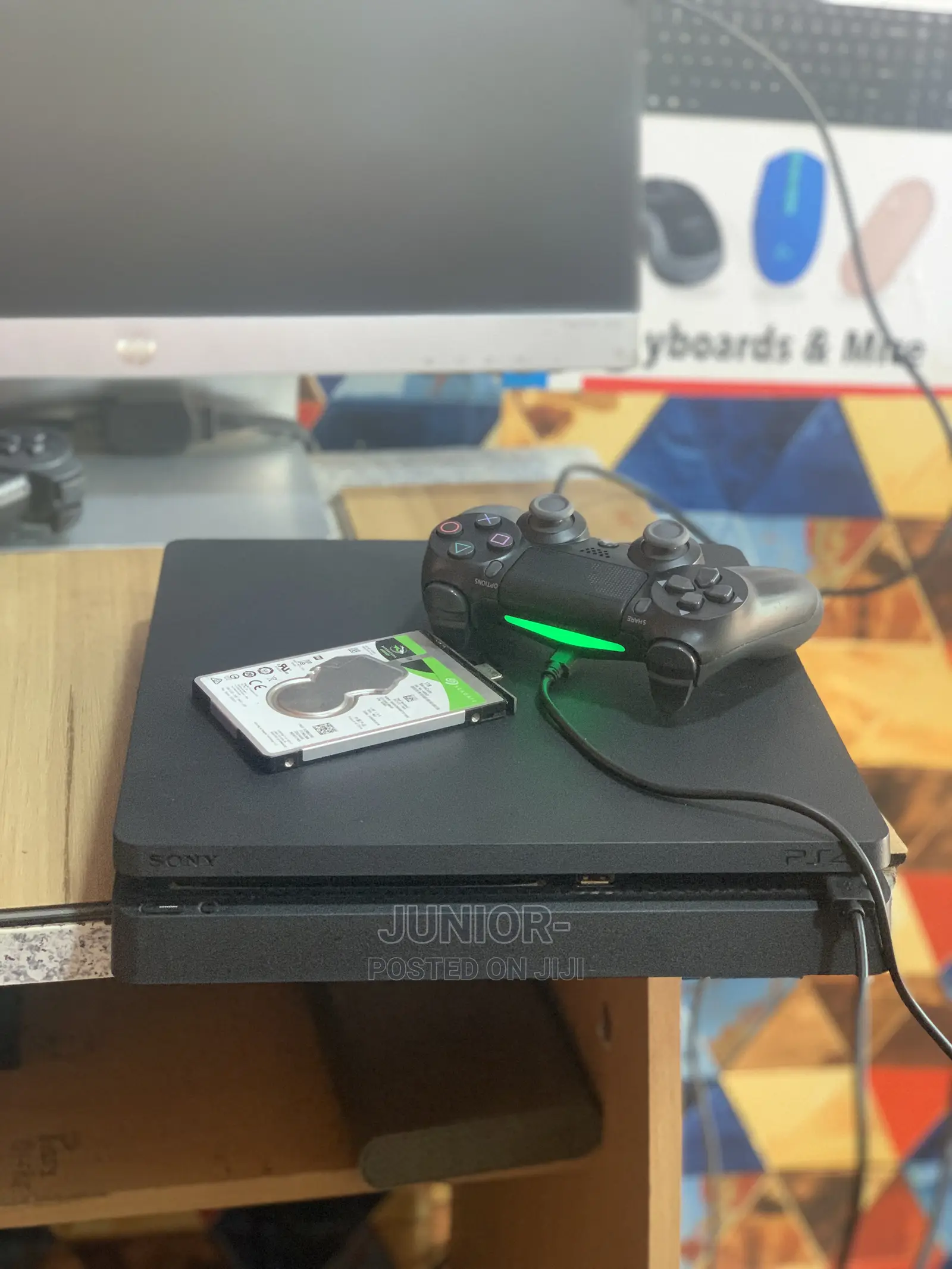 Neat Playstation 4 Slim With Games