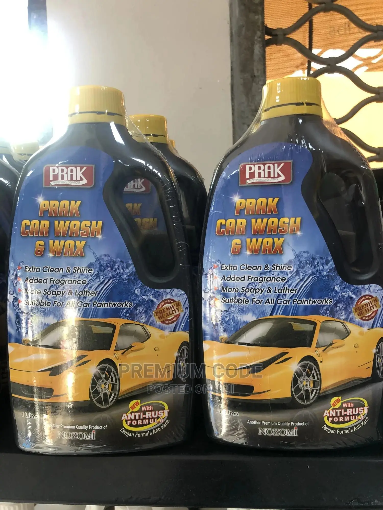 Car Shampoo And Wax, PRAK