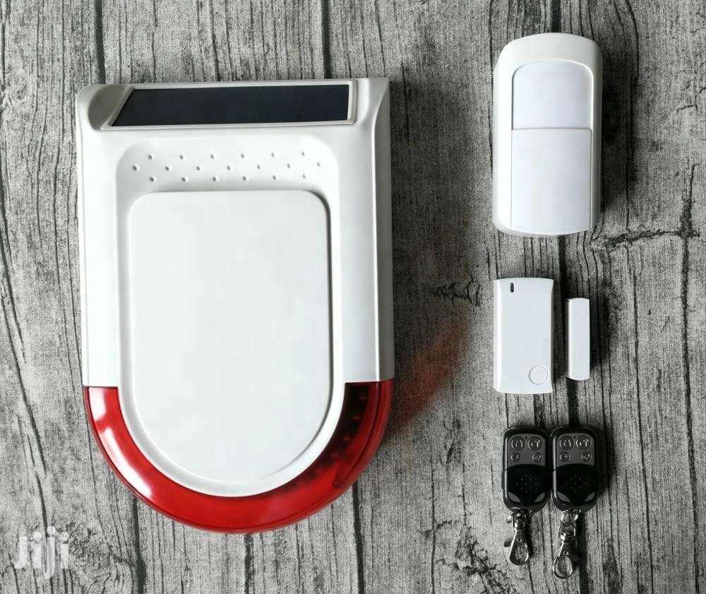 Solar Powered GSM Intruder Security Alarm System