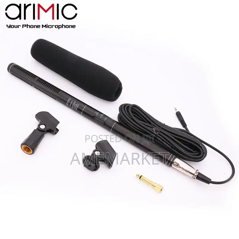 Professional Interview Microphone, Condenser. Boom Mic