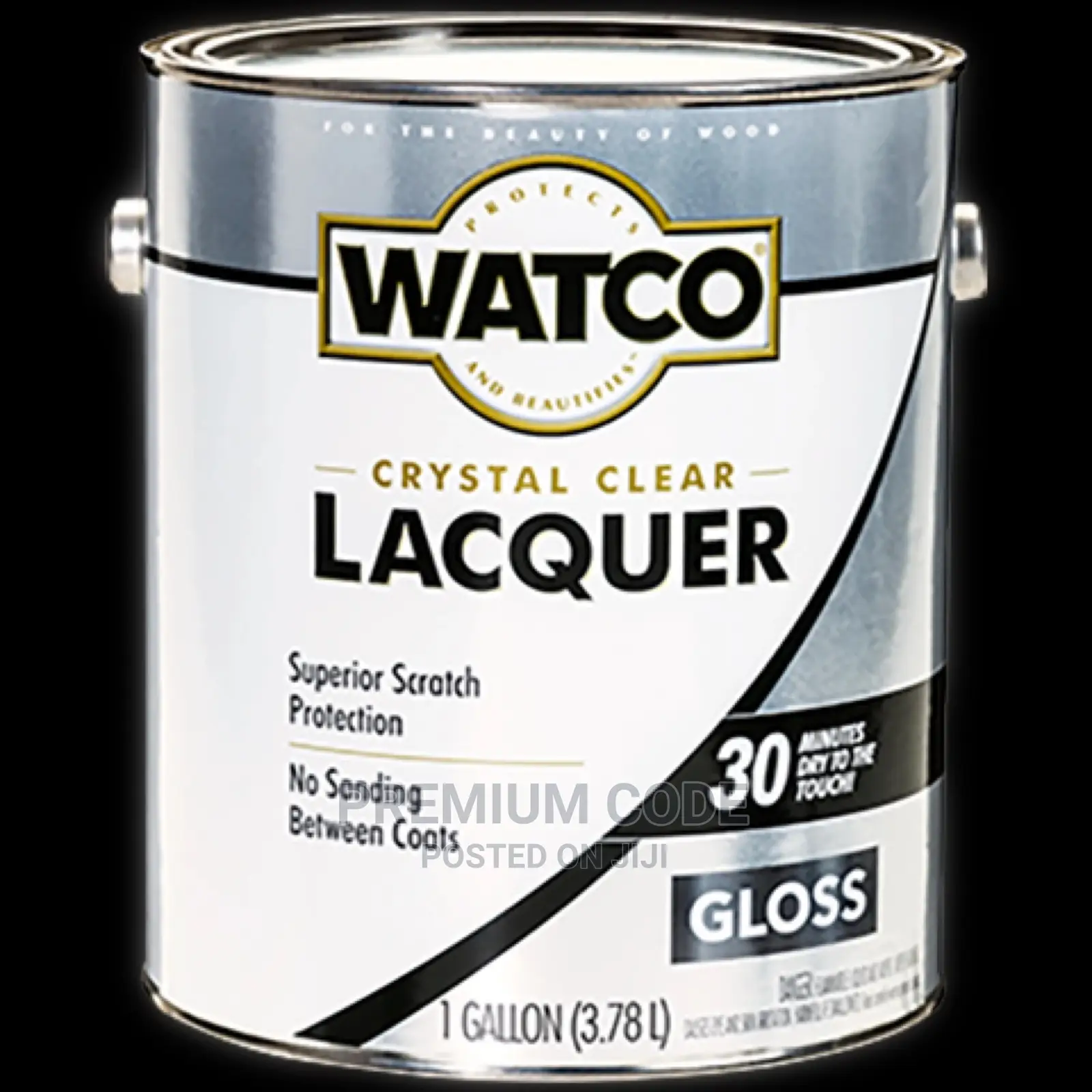 Wood Lacquer Galon, Crystal Clear