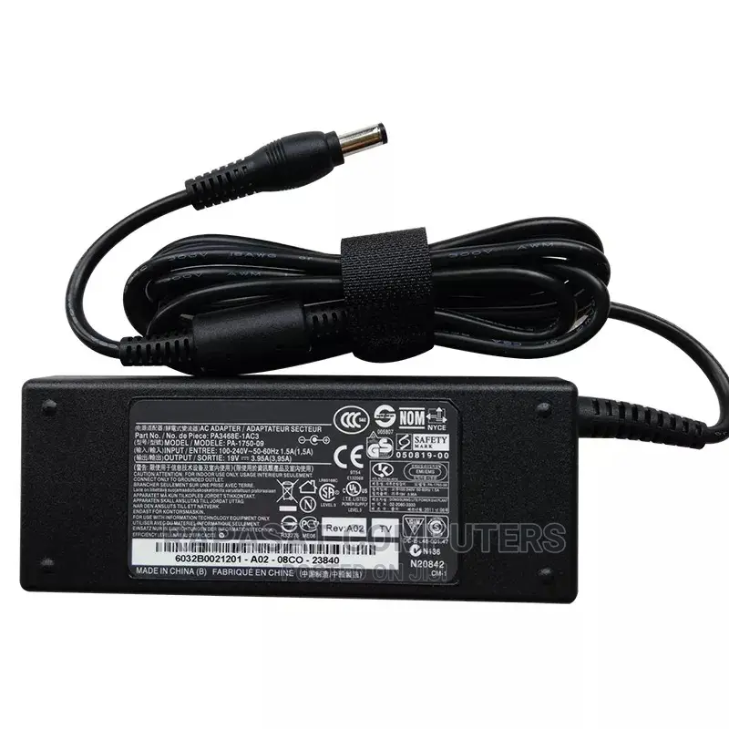 Toshiba 19V 3.95A AC Adapter 75W Laptop Charger