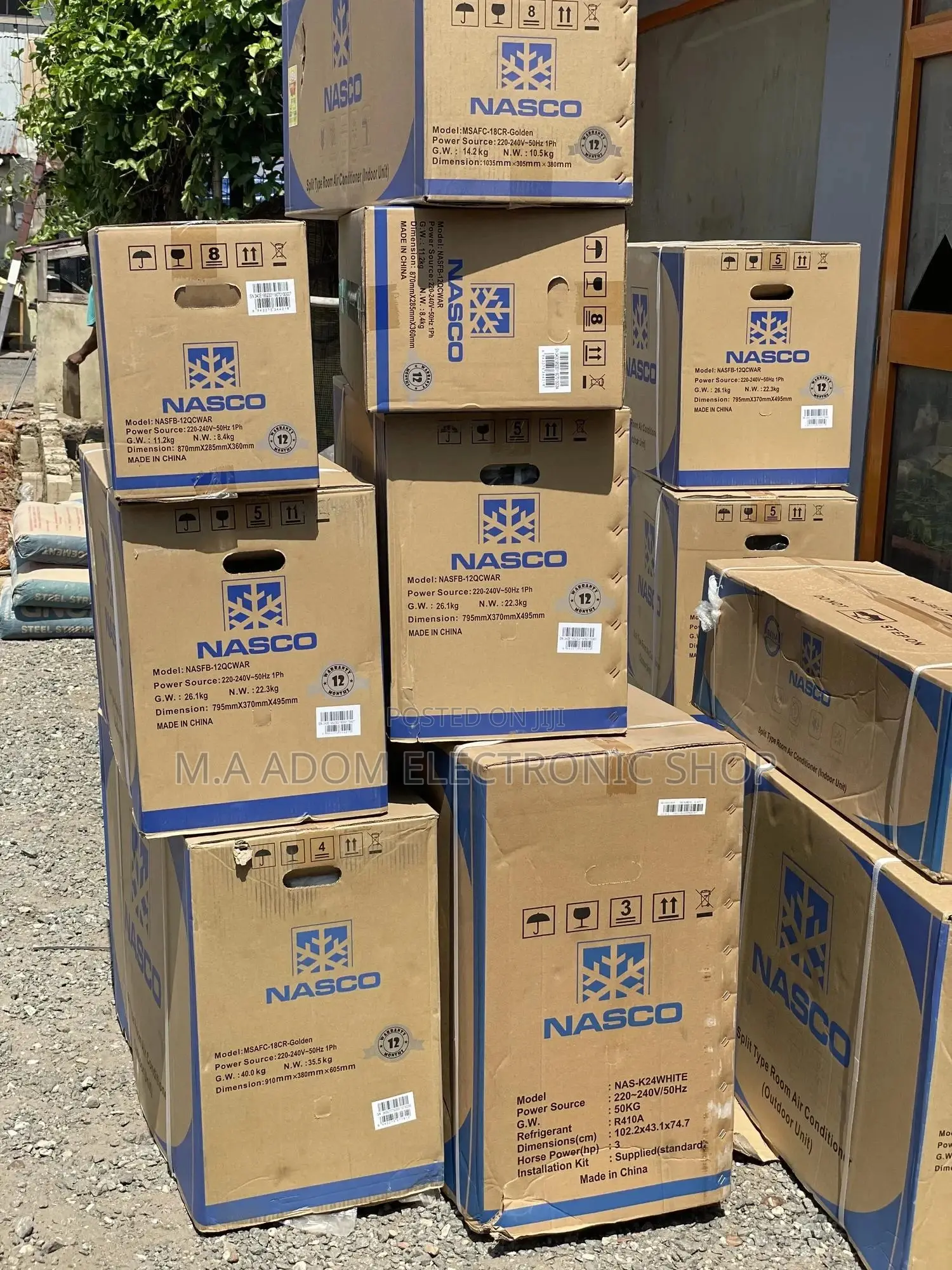 Don’T Sleep in Heat Again Come Buy Nasco 2.5 Hp Split AC