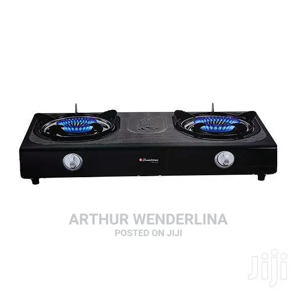 Binatone Table Top Stainless Steel Gas Cooker - Black