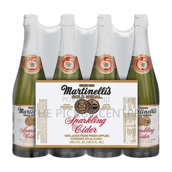 Martinelli's Sparkling Cider, Apple, 25.4 Fl Oz, 4 Ct