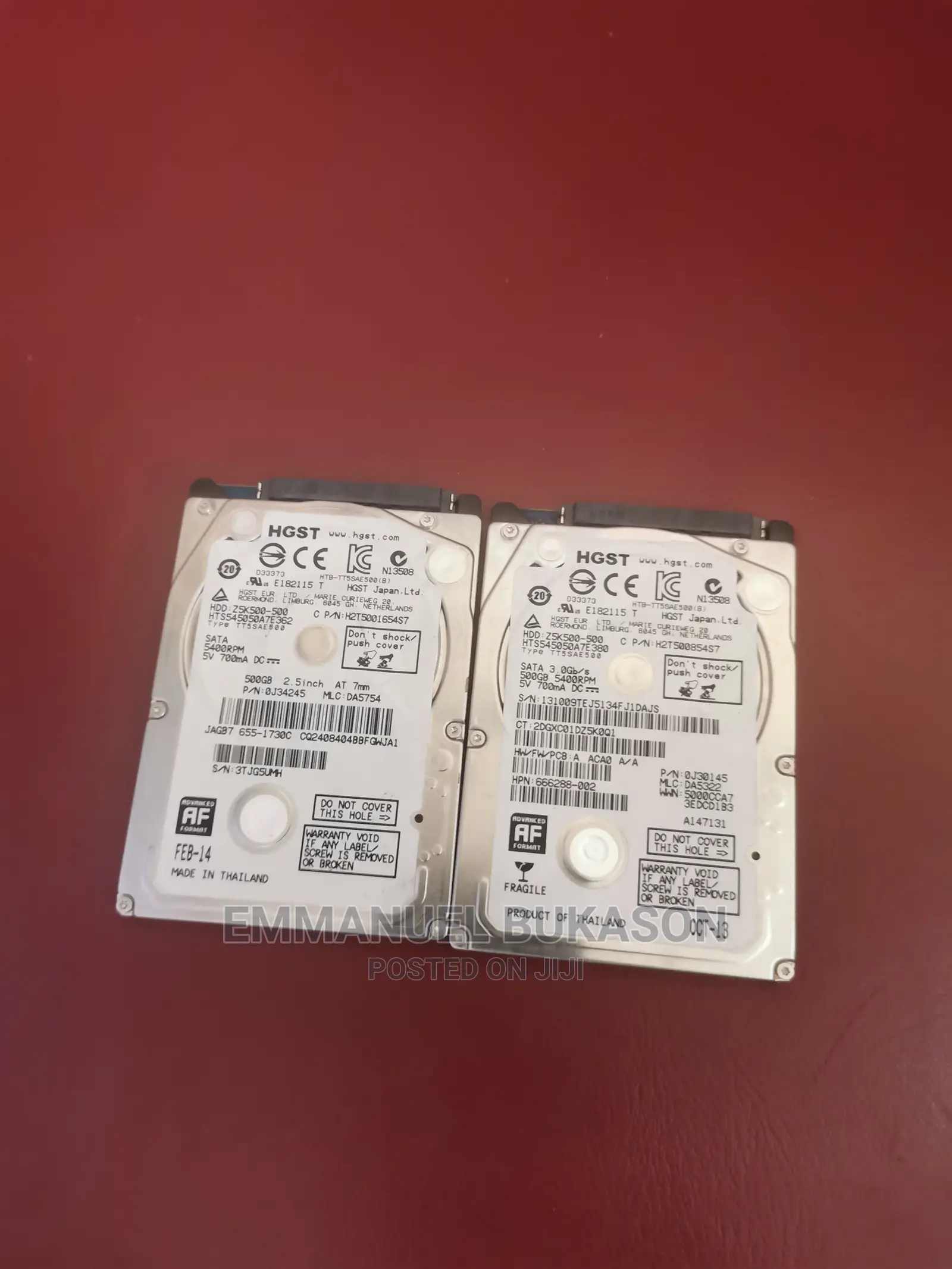 500gb Flat Laptop HDD