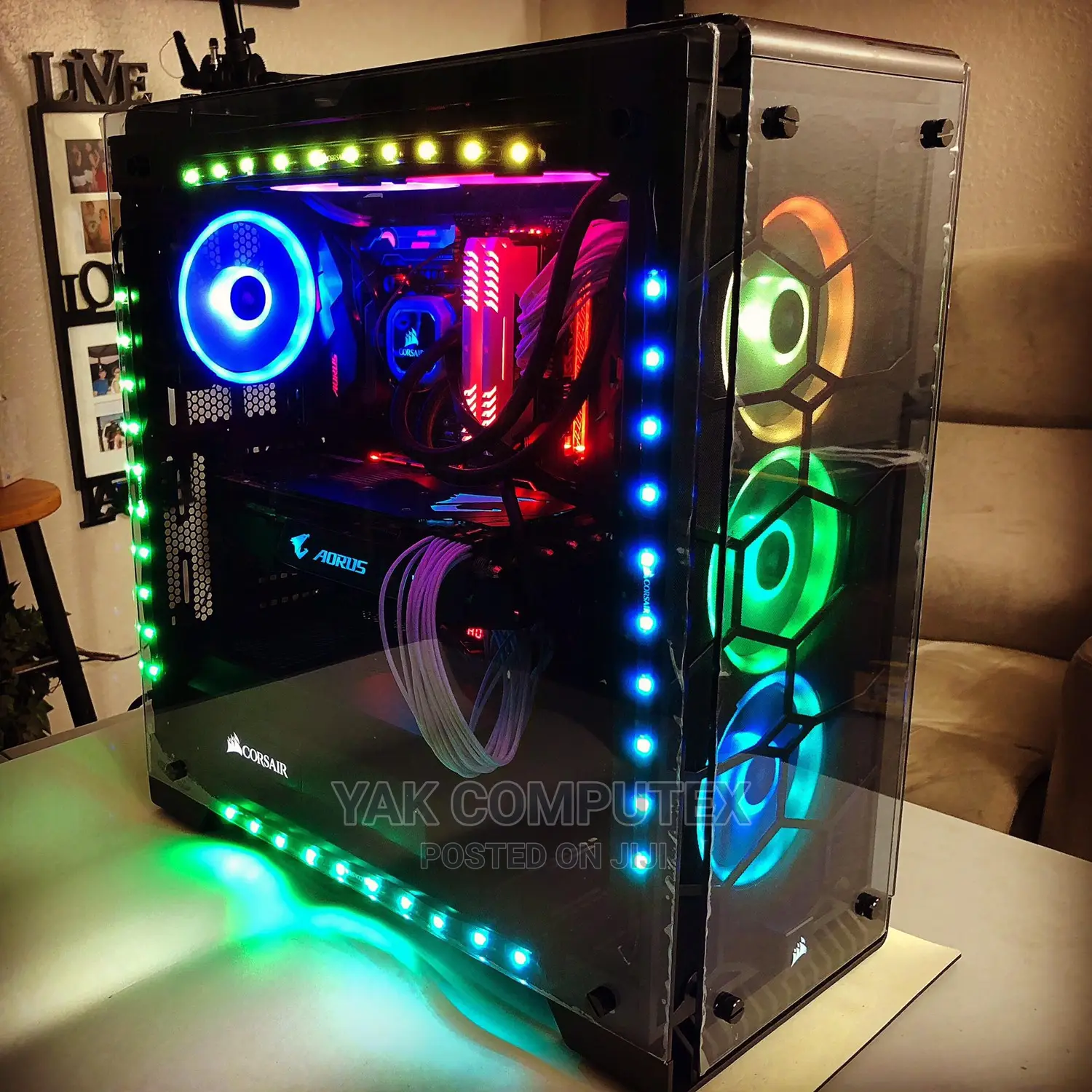 New Desktop Computer MSI Gaming 24GE 2QE 16GB Intel Core I7 HDD 1T