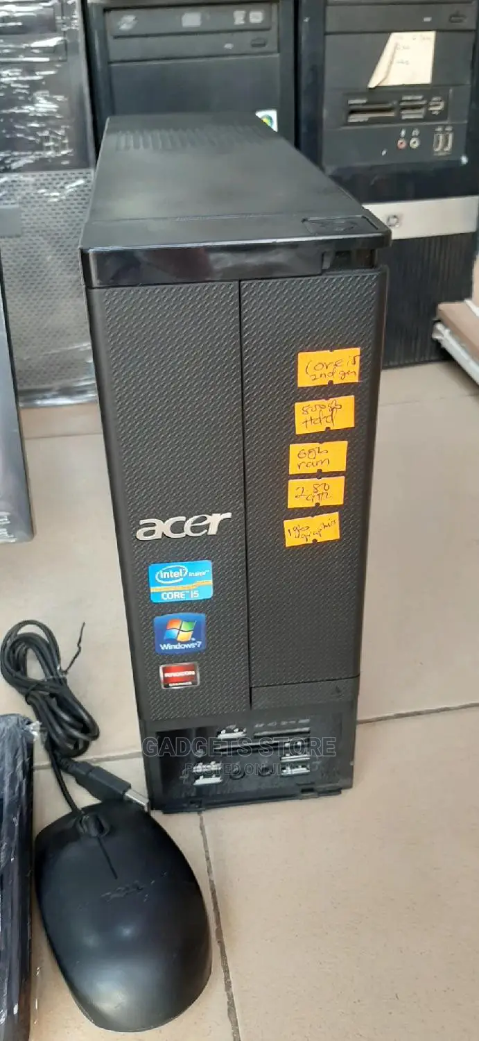 Desktop Computer Acer Aspire X3960 6GB Intel Core I5 HDD 500GB