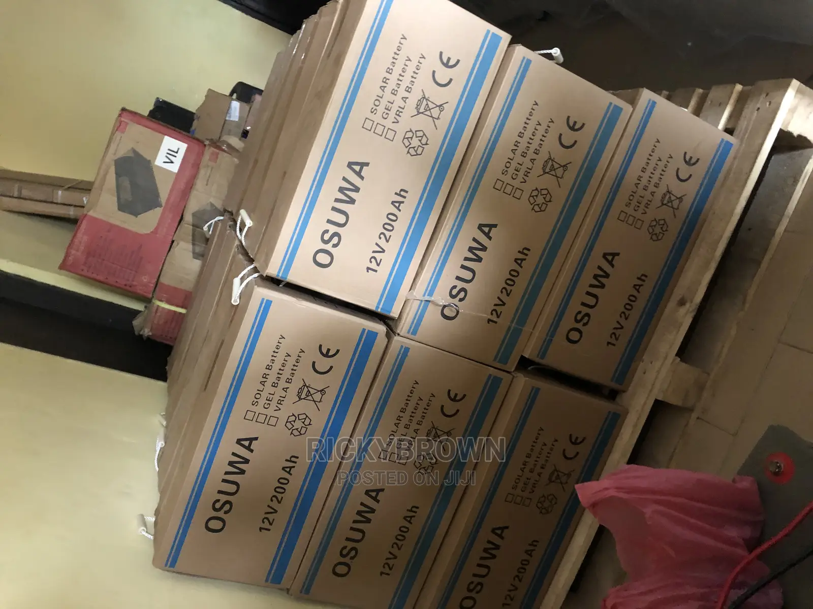12V 200ah Osuwa Solar Gel Batteries