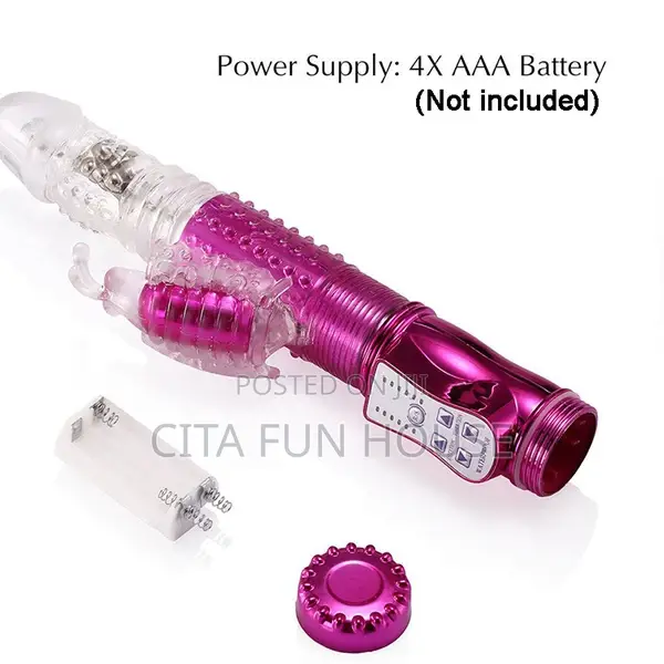 Waterproof G-Spot/Clit Stimulator Dildo Vibrator
