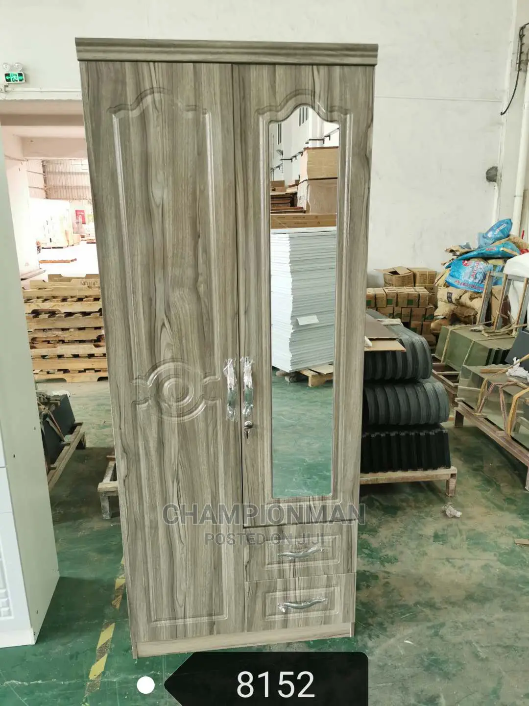 2 Doors Wardrobe