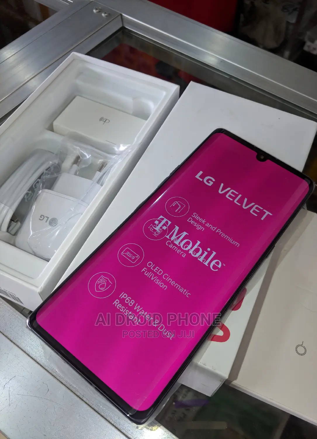 New LG Velvet 128 GB Blue