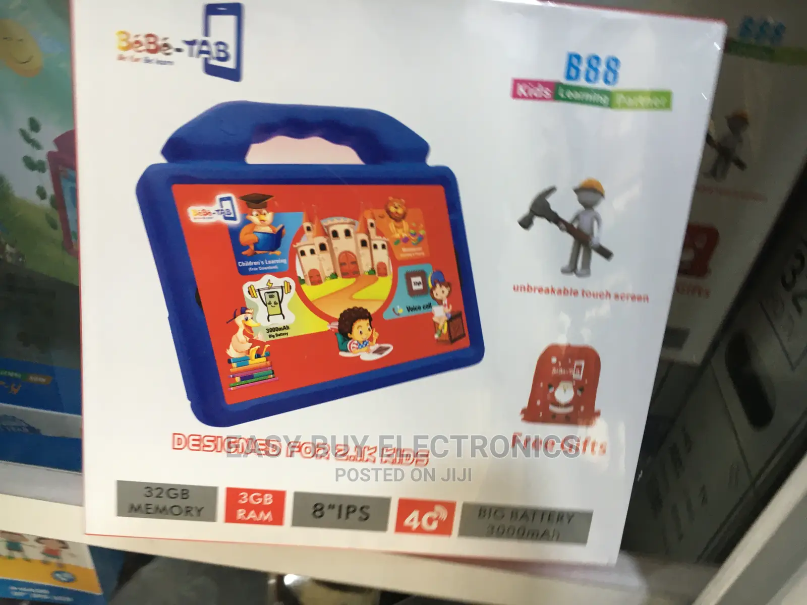 Bebe-Tab B88 Kids Educational Tablet 32gb 3ram