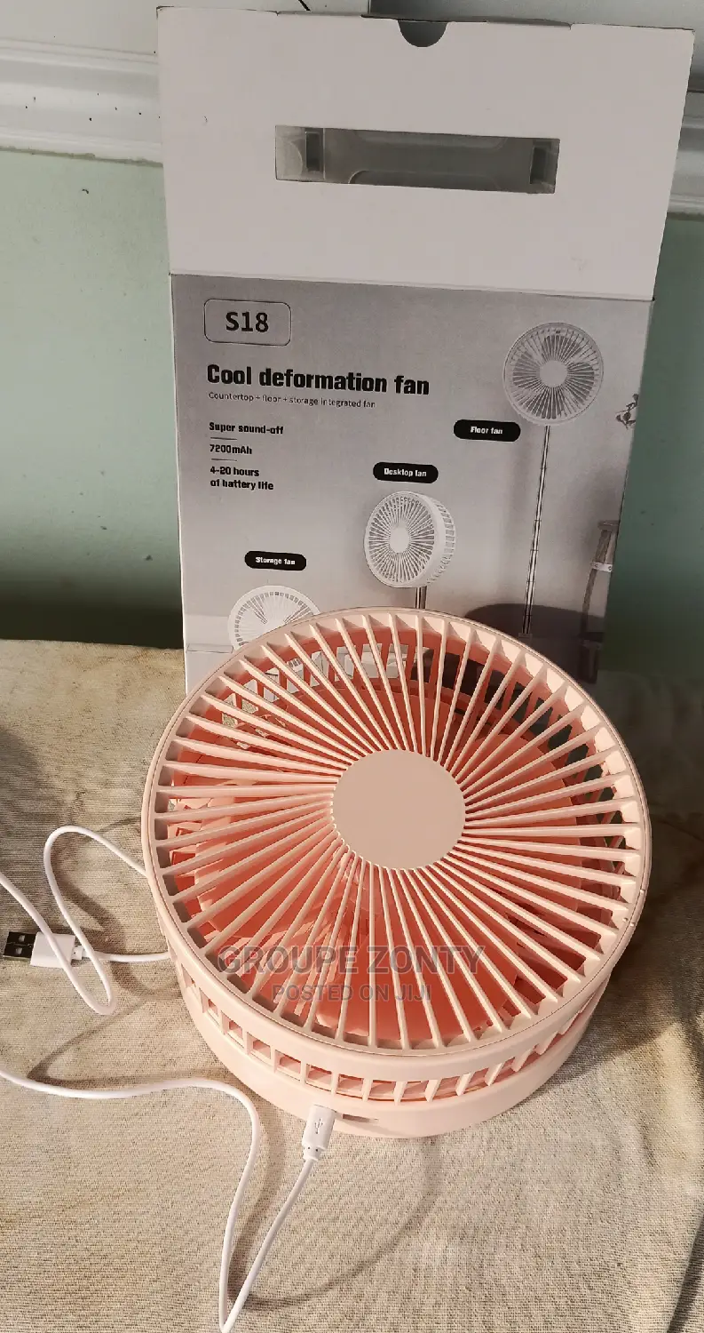 Mini Rechargeable Convertible Fan.
