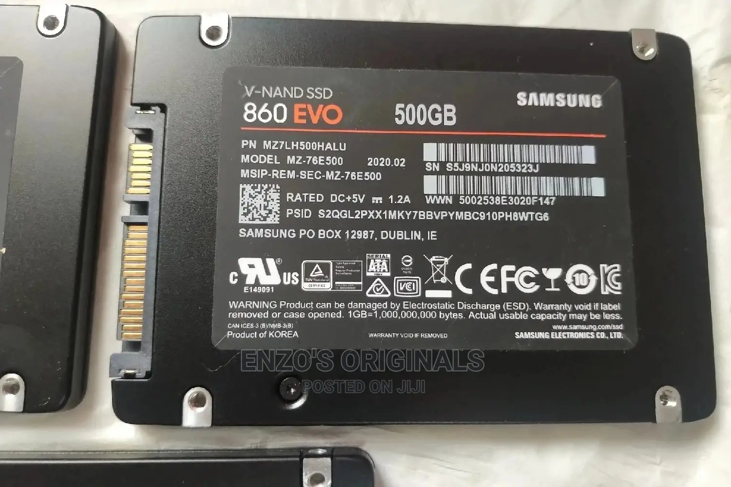 512gb Sata Ssd Original Samsung 860 Evo Brand