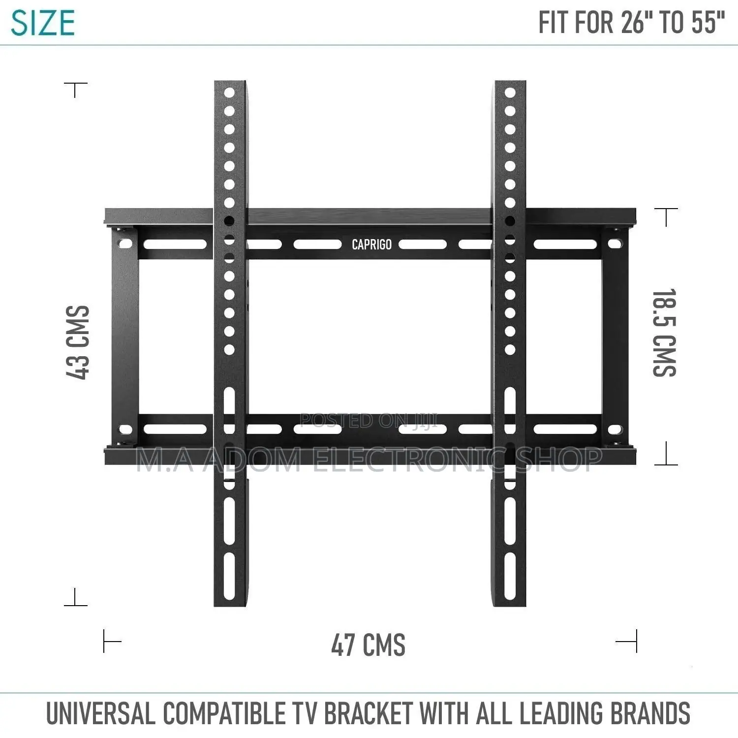 Super Heavy Duty TV Wall Mount Stand for 26 to 55