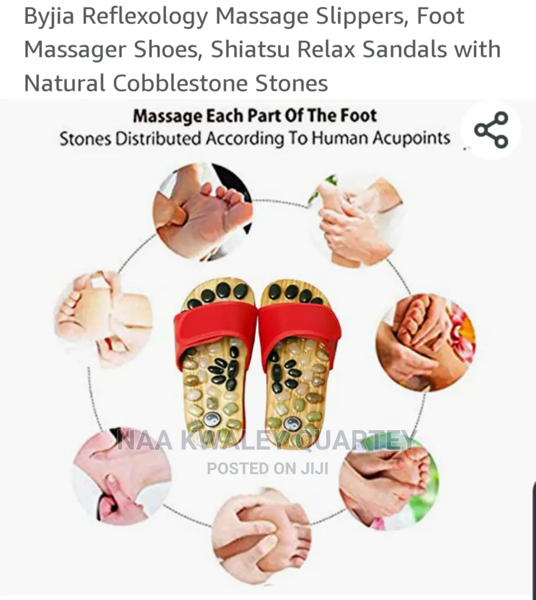 Acupuncture Sole Massage Slippers