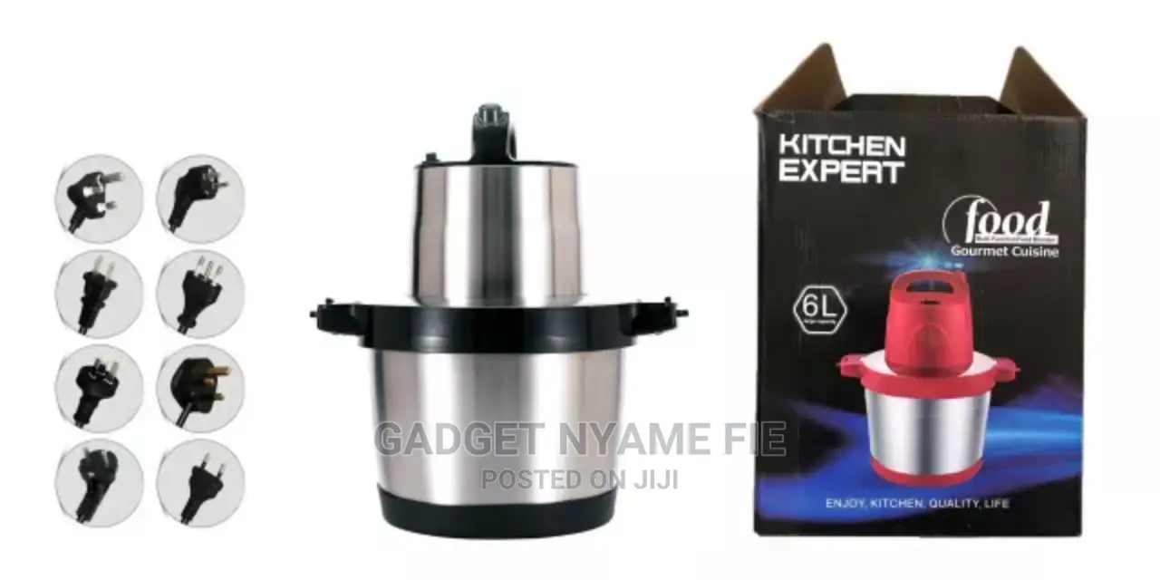 6L Stainless Steel Meat Mincer / Fufu Machine