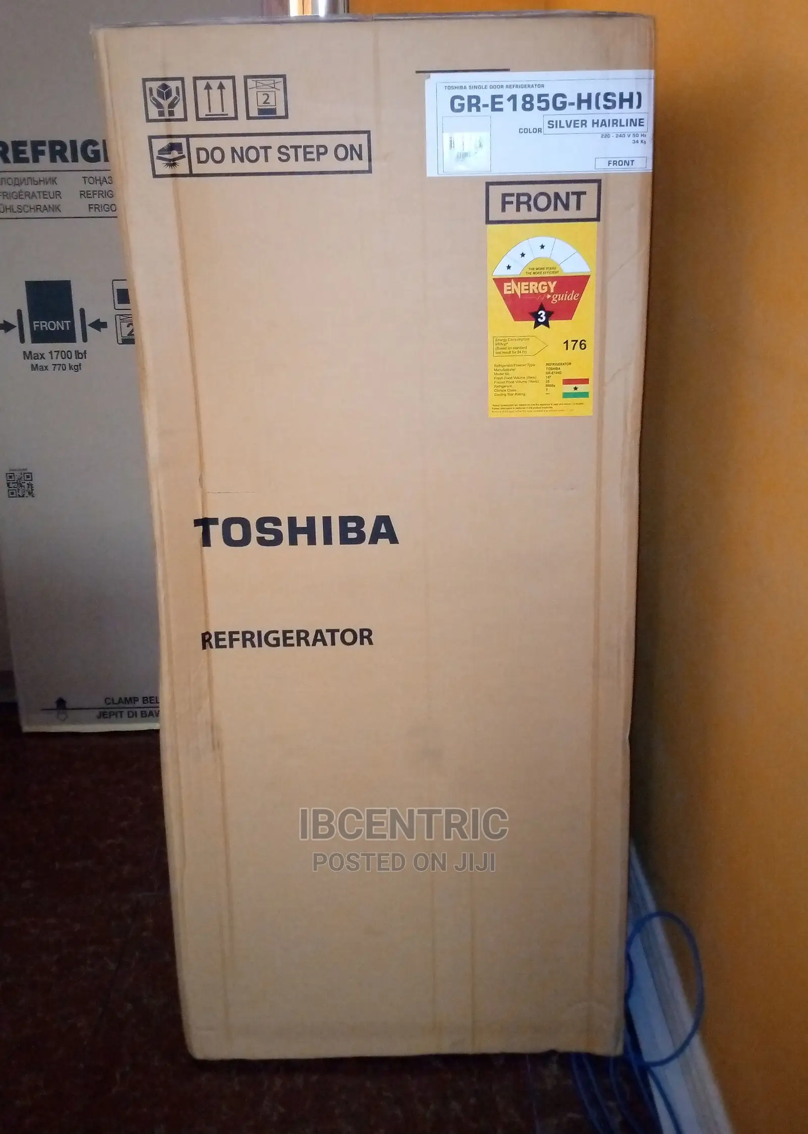 Toshiba 180L Single Door Refrigerator