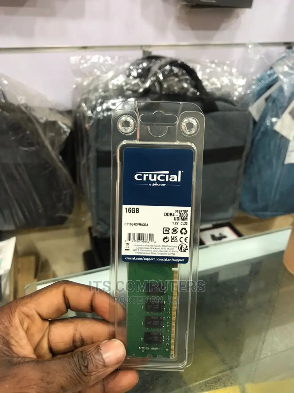 16gb Ddr4 Crucial Ram for Desktop