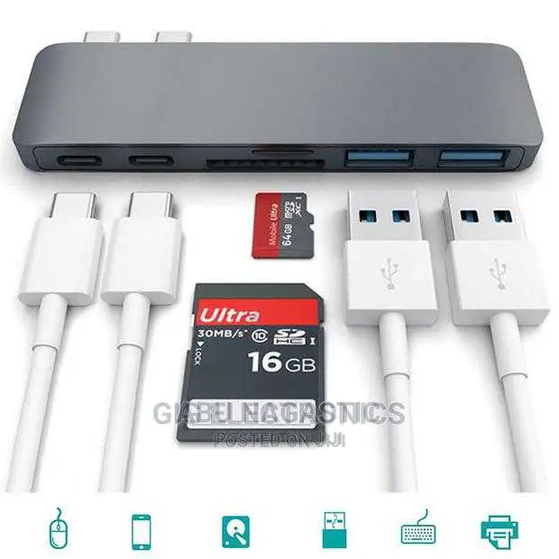 USB Type-C Hub 7in1 SD Card 3.0