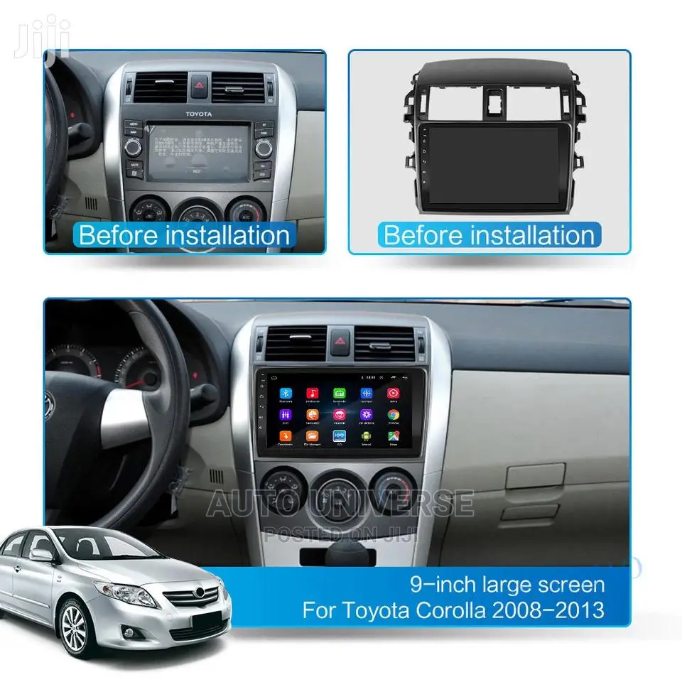 Toyota Corolla 2009 To 2013 Android Player With Console