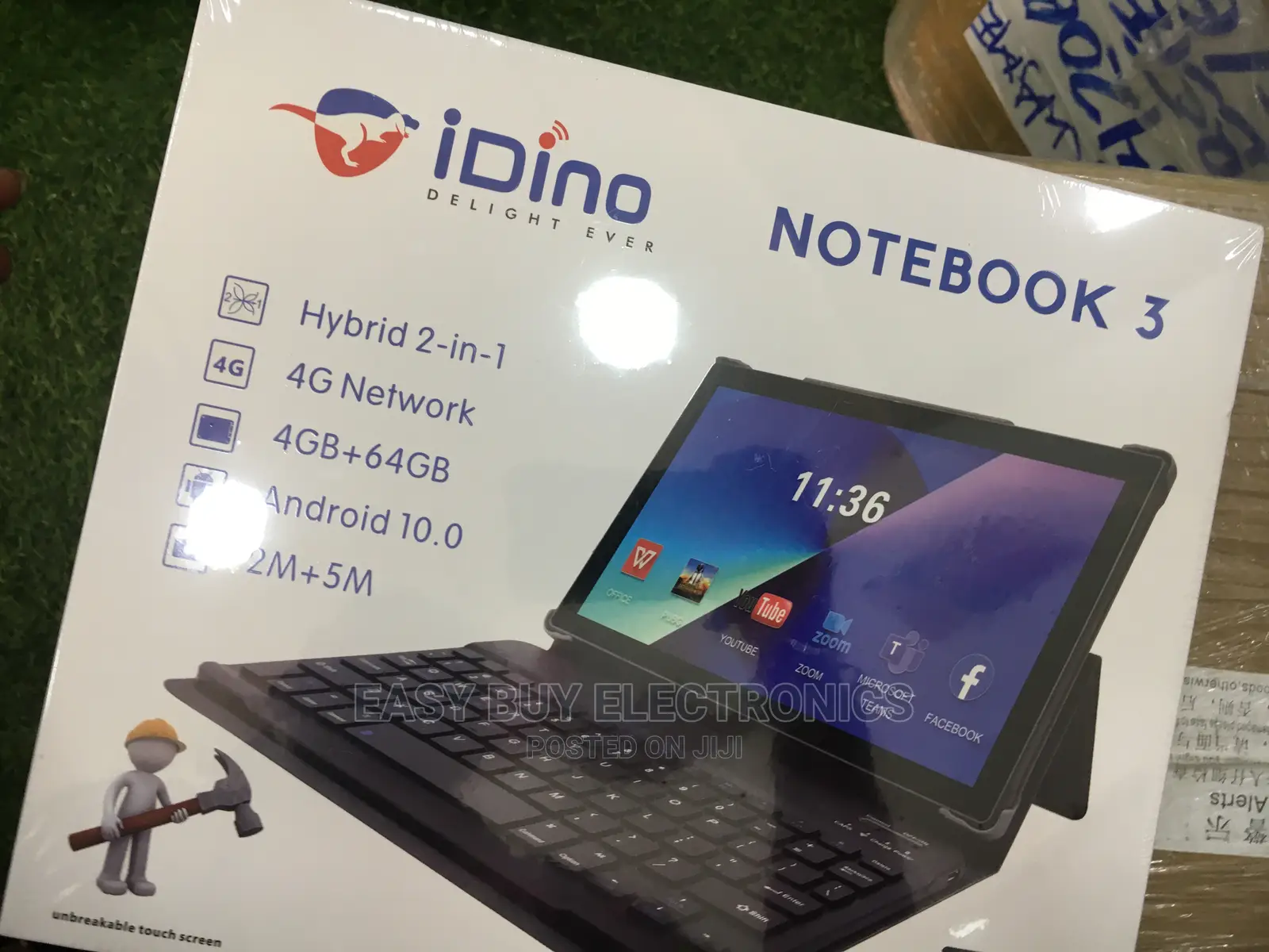 64gb 4ram Idino Notebook 3 Tablet With Keyboard