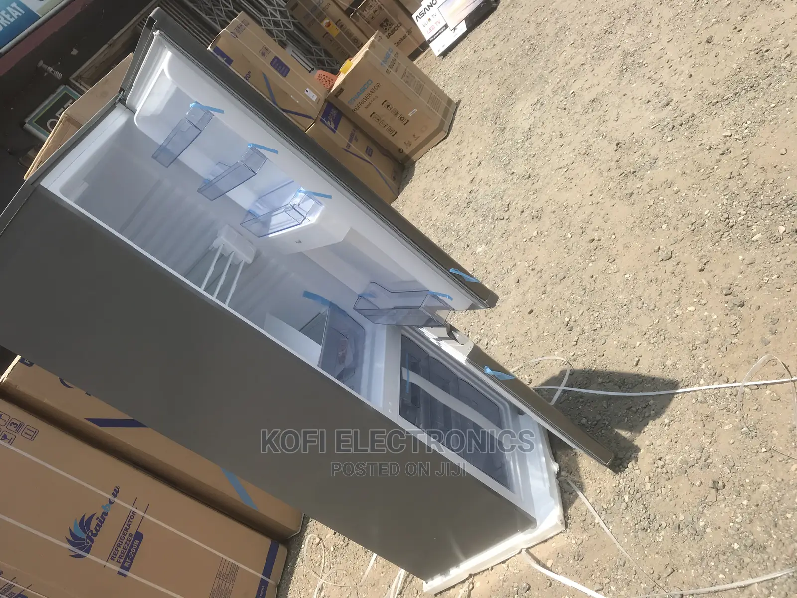 Fast Cooling Pearl 267L Bottom Freezer Refrigerator Pf-410ix