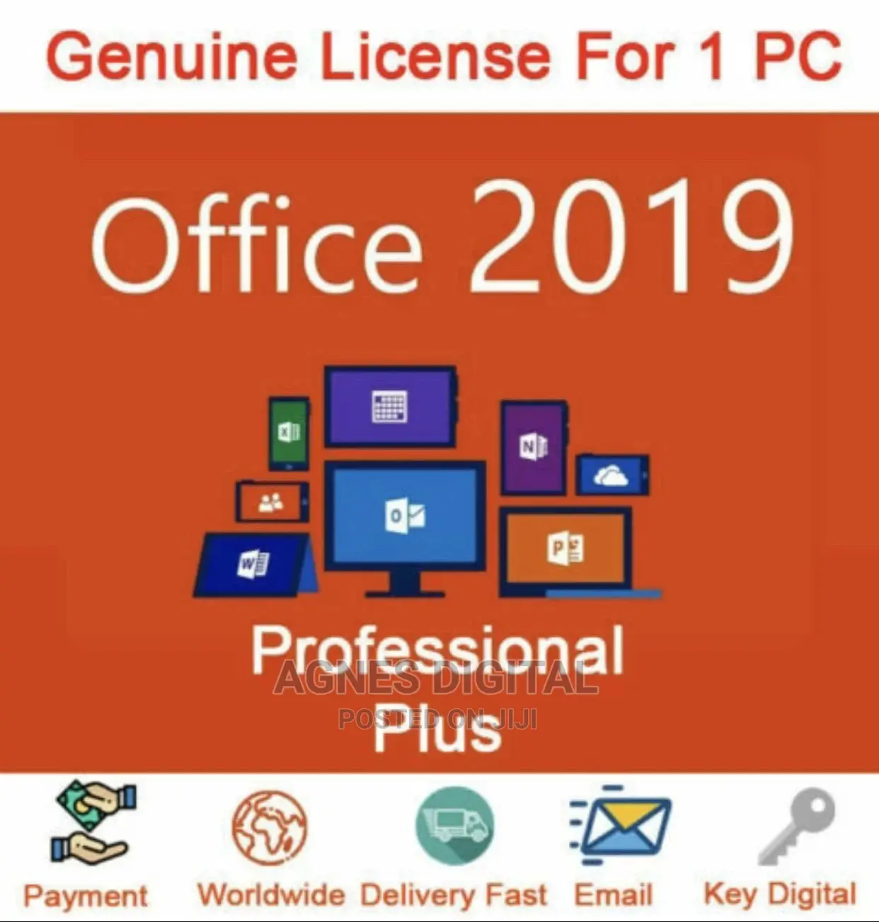 Microsoft Office 2019 Pro Plus 1PC License Key Fast Delivery