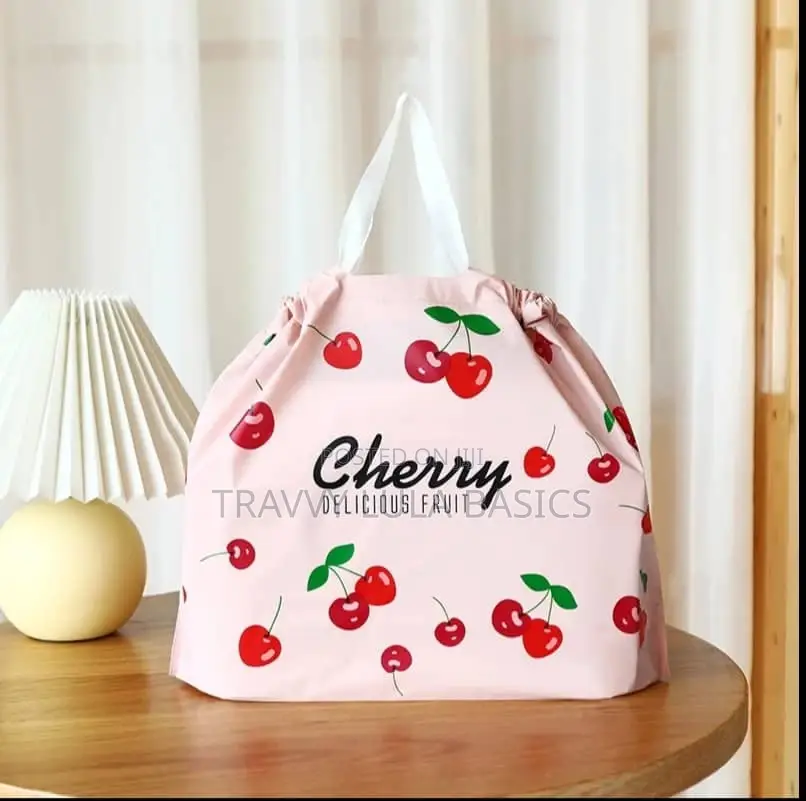Cherry Design Drawstring Bags