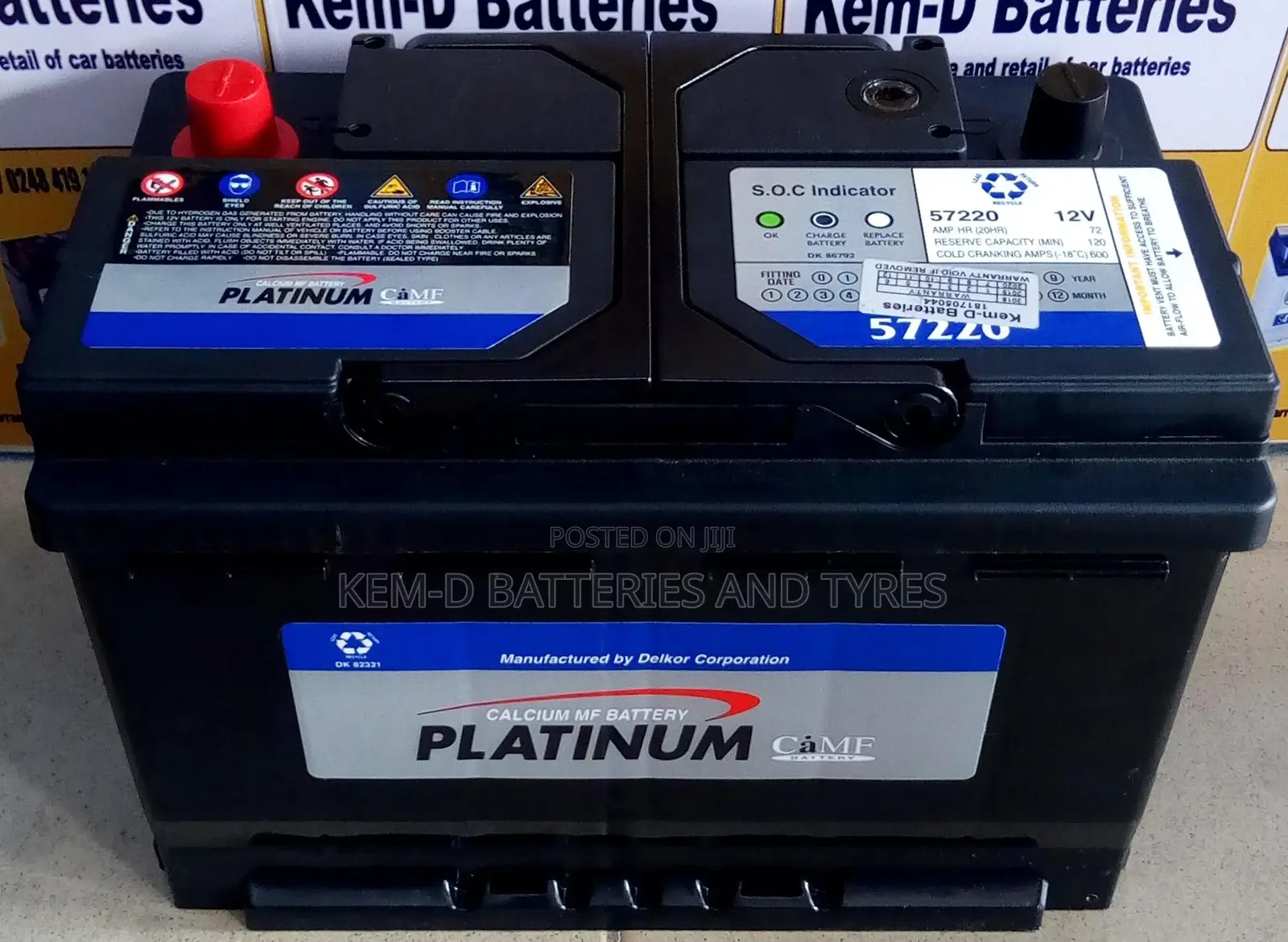Platinum Car Battery Free Delivery 15 Plates Batteries