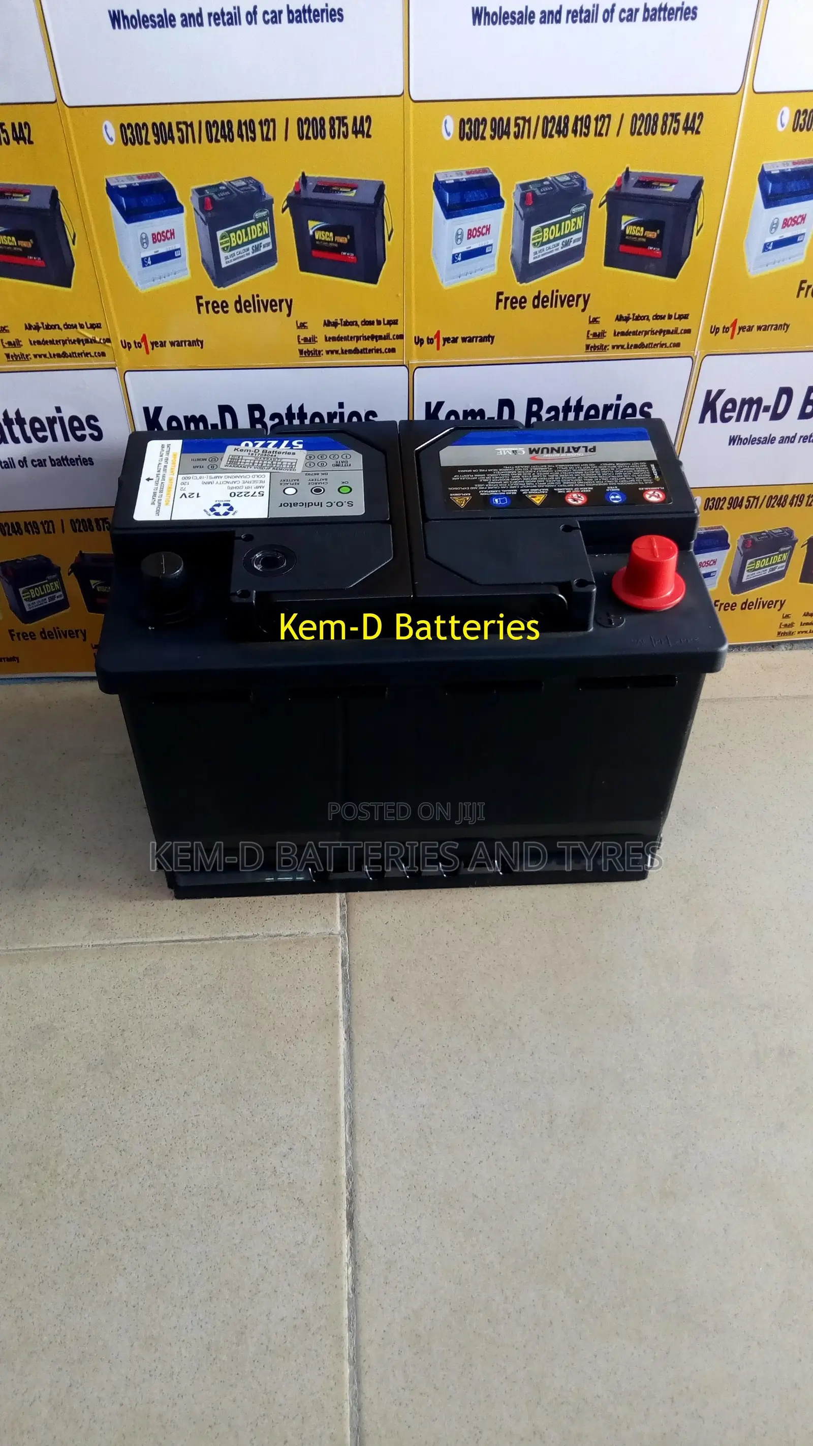Platinum Car Battery Free Delivery 15 Plates Batteries