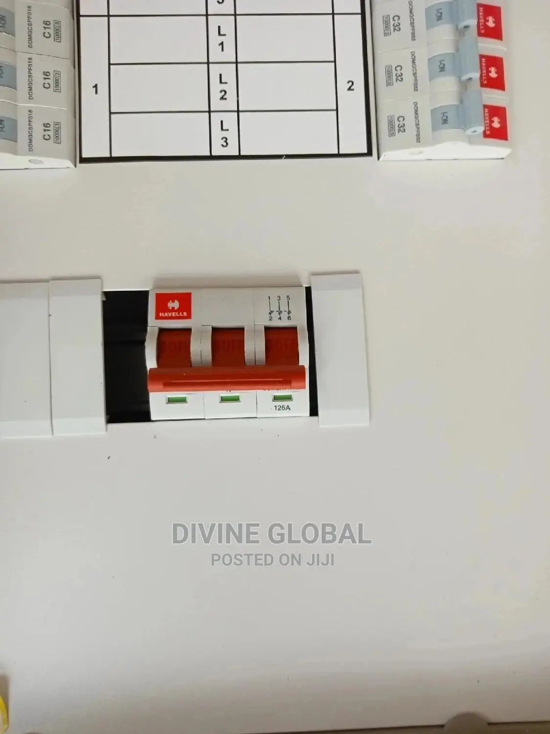 12 Way 3 Phase Main Switch Distribution Board (HAVELLS)