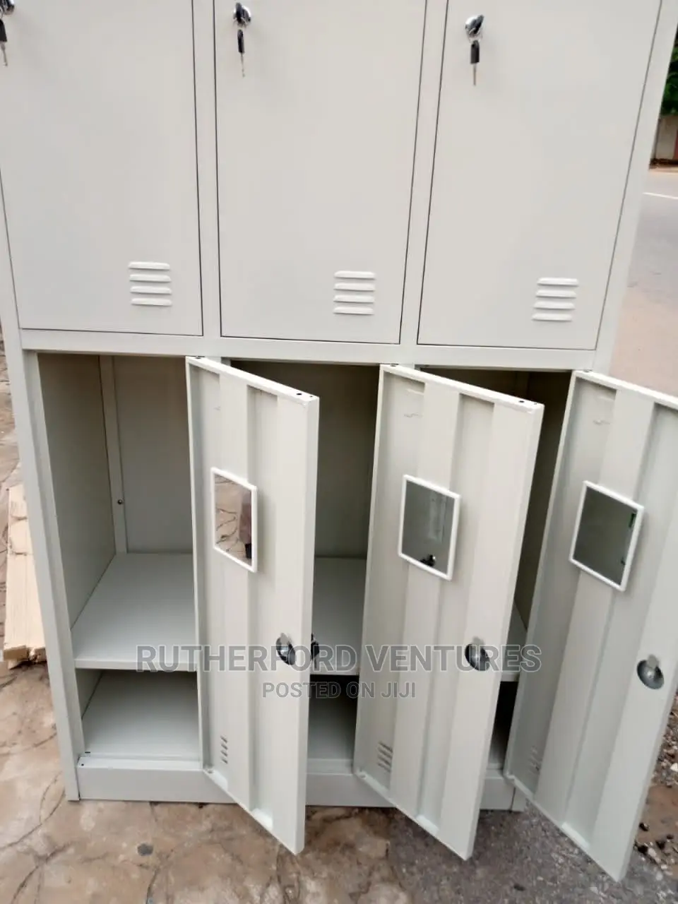 Six Doors Metal Cabinet