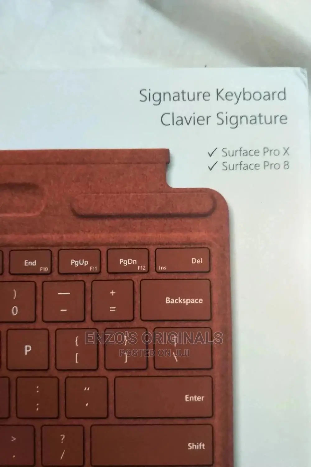 Microsoft Surface Pro 8, 9 and Pro X Signature Type Cover