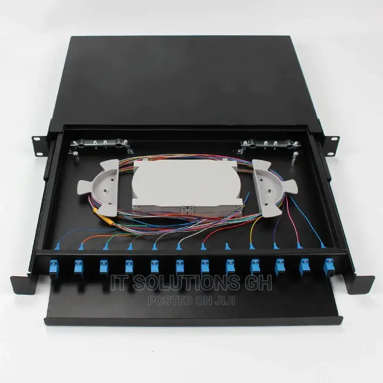 12 Port Optical Fiber Terminal Box Fiber Patch Panel Sc Fc