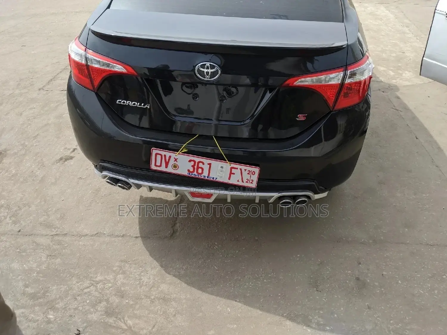 Toyota Corolla 2014 Diffuser
