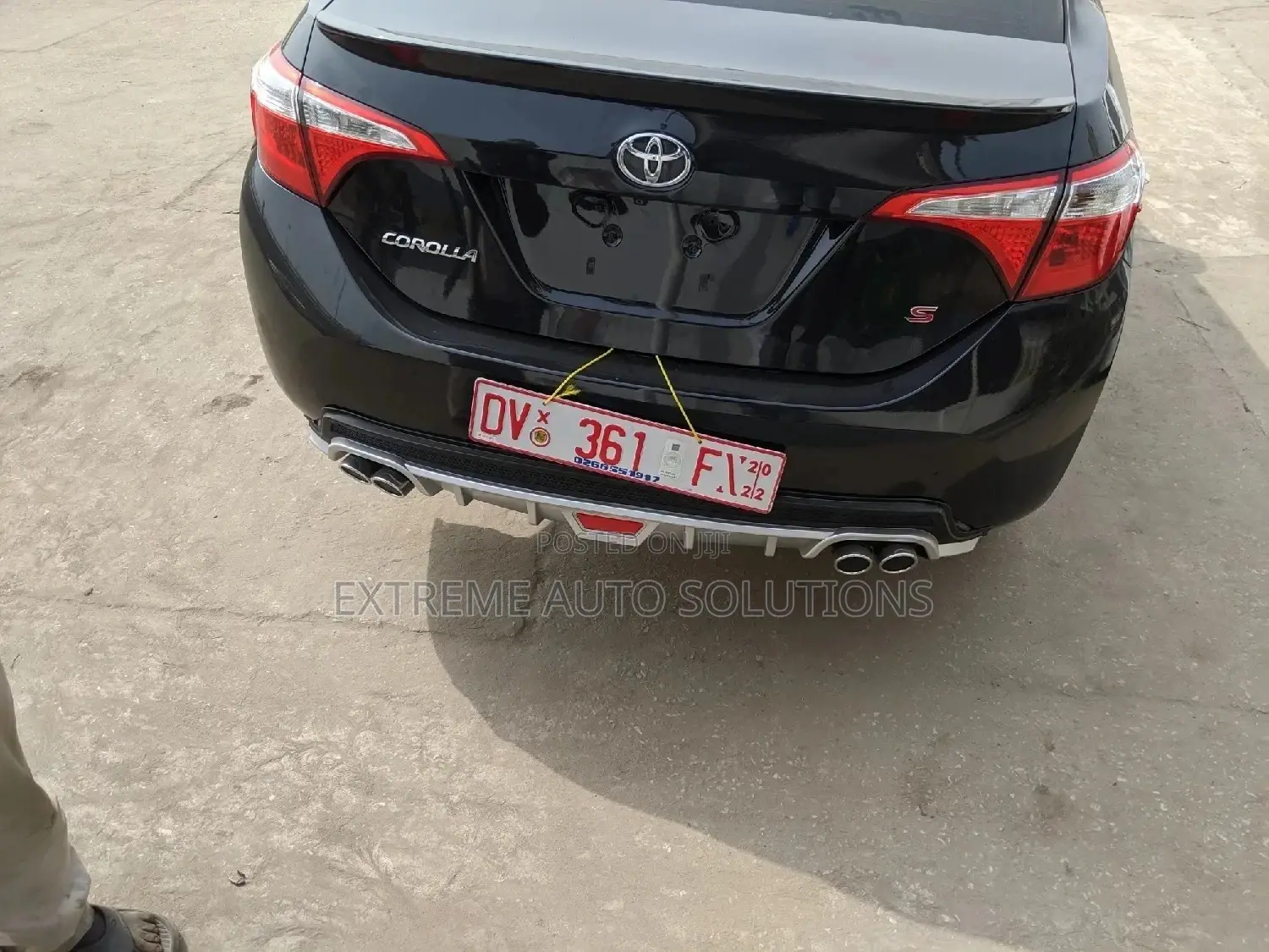 Toyota Corolla 2014 Diffuser