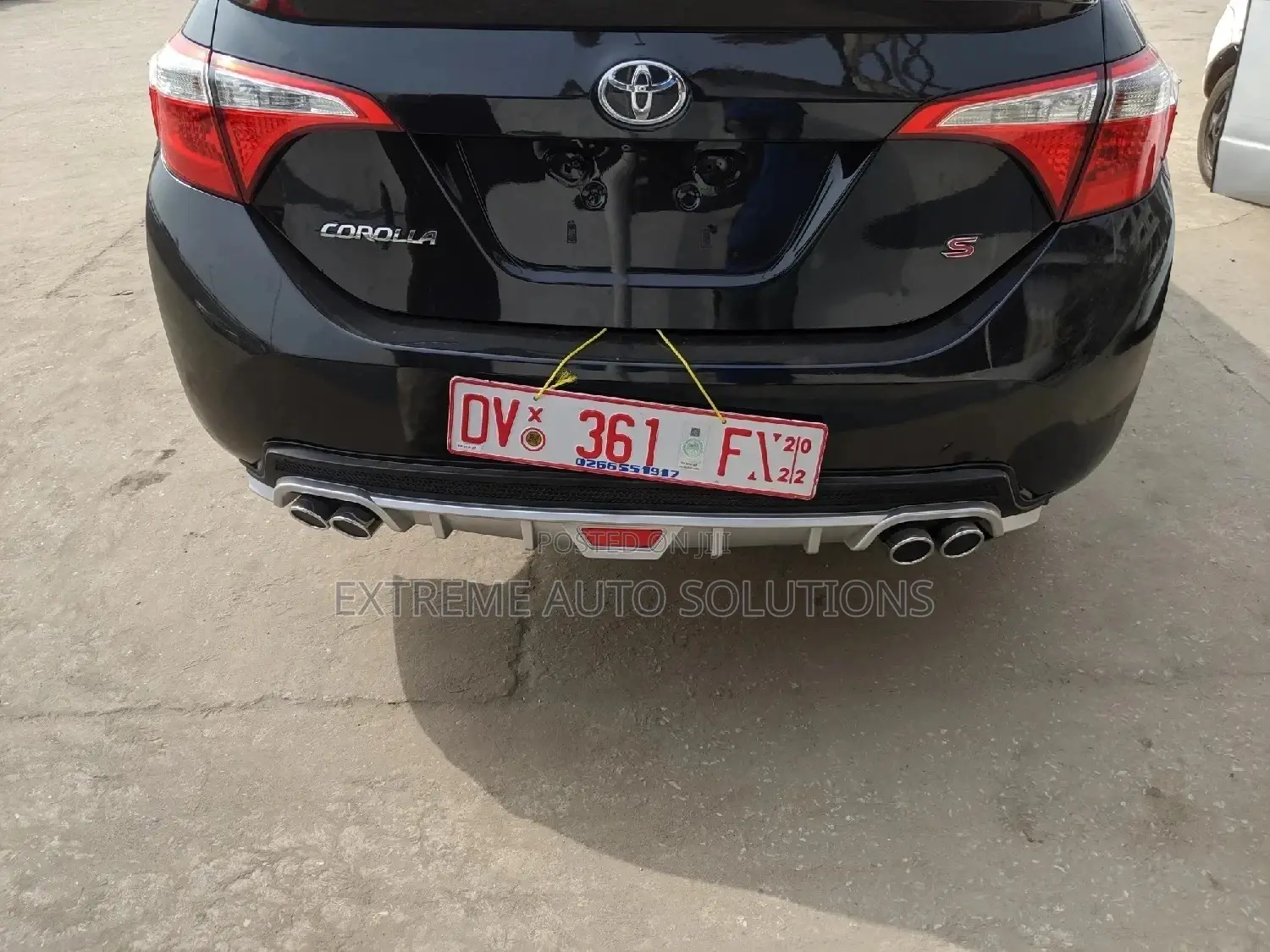 Toyota Corolla 2014 Diffuser