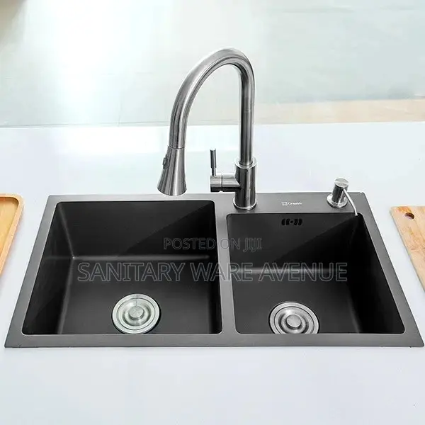 Matte Black Sink - Cabinet Sink - Armless Bowl