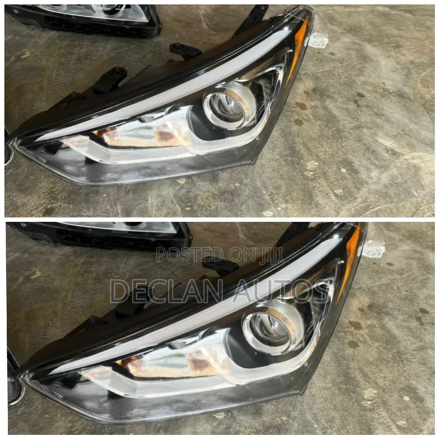 Santafe 2017 Headlights