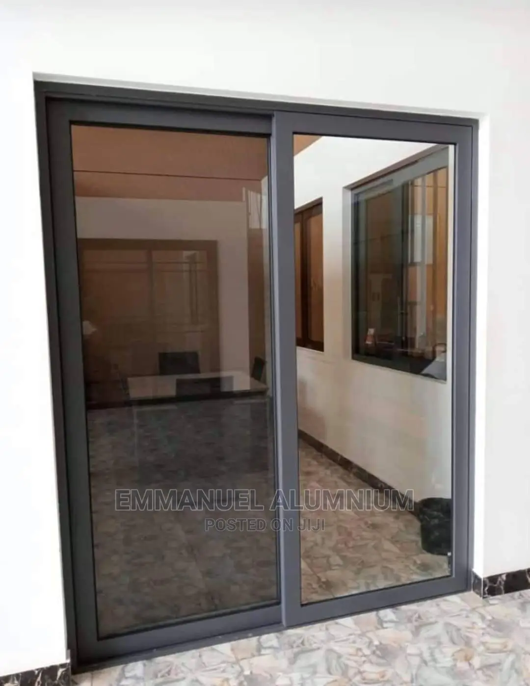 Bronze Reflective Italian Aluminum Sliding Door