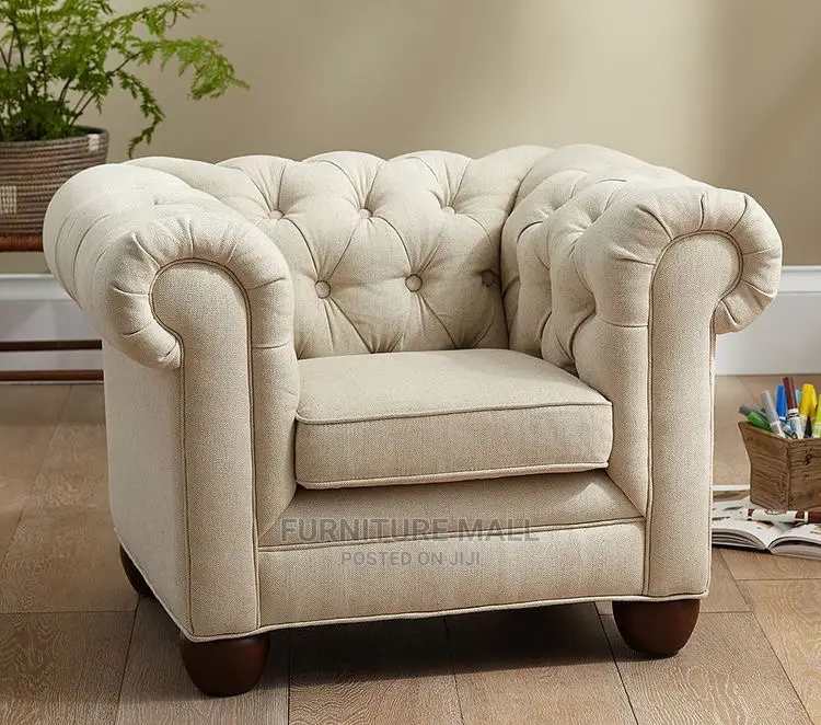 New Cream Single Couch  . Free Delivery