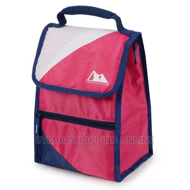 Arctic Zone Hi-Top Pink Power Pack Lunch Bag