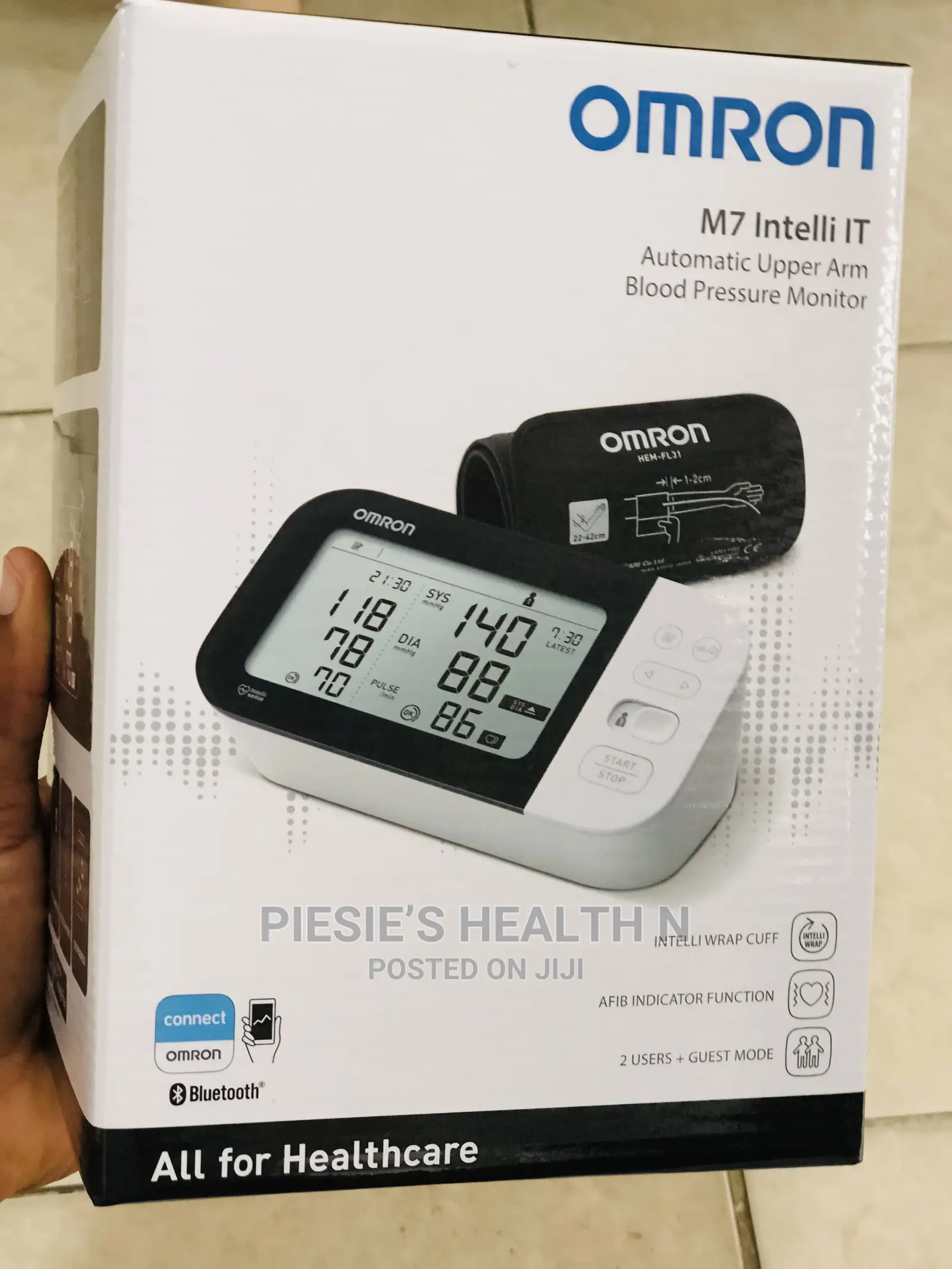 Omron M7 Blood Pressure Monitor Device