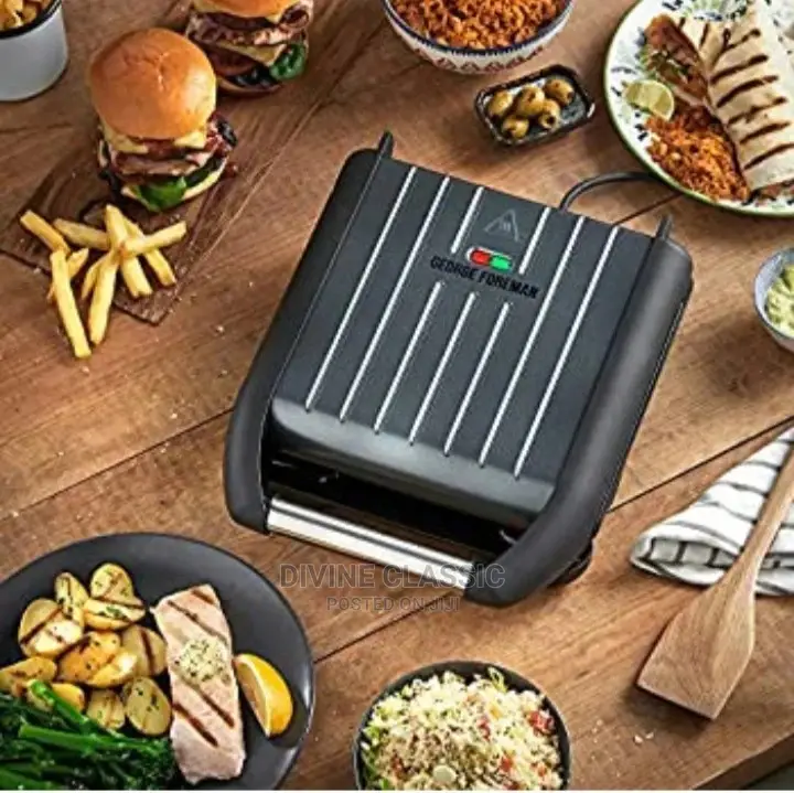 George Foreman Compact Steel Grill