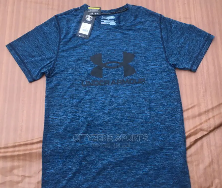 Under Armour Blue Black Top